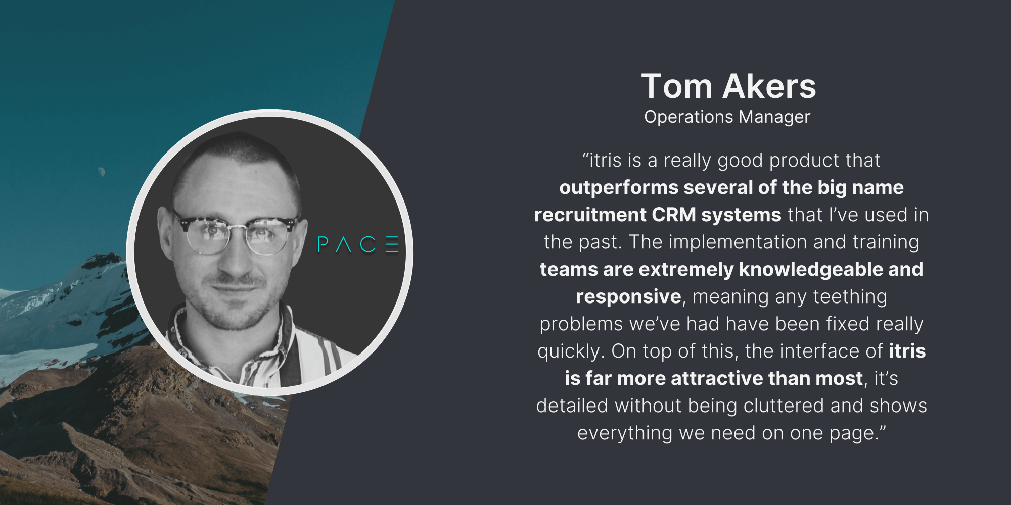 Tom Akers of Pace People shares his review of the itris recruitment CRM and ATS